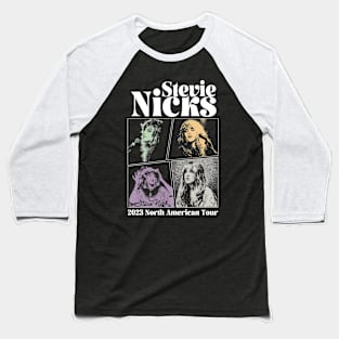 Stevie Nicks Vintage Rock Music 2023 Tour Live in Concert Baseball T-Shirt